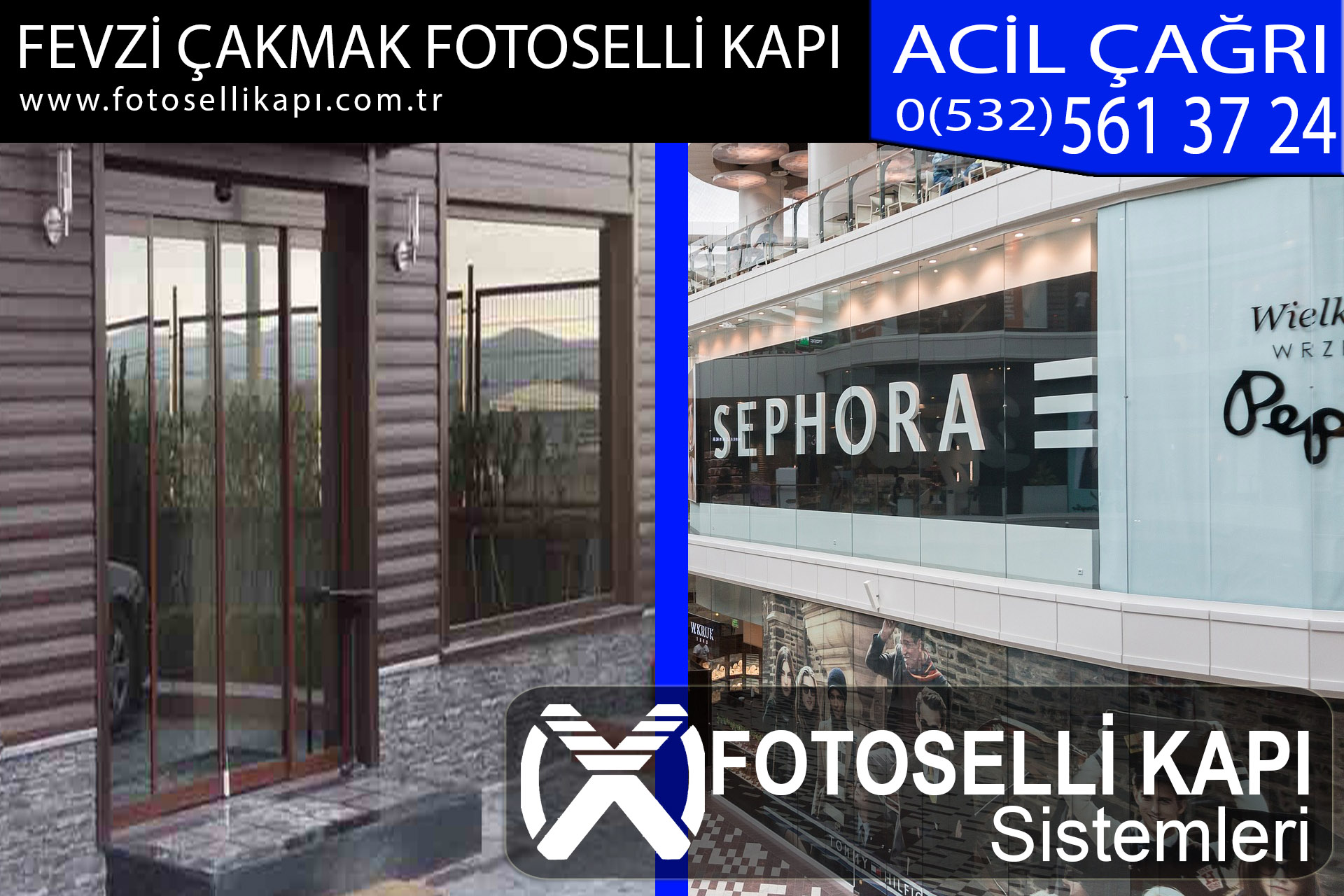 fevzi çakmak fotoselli kapı