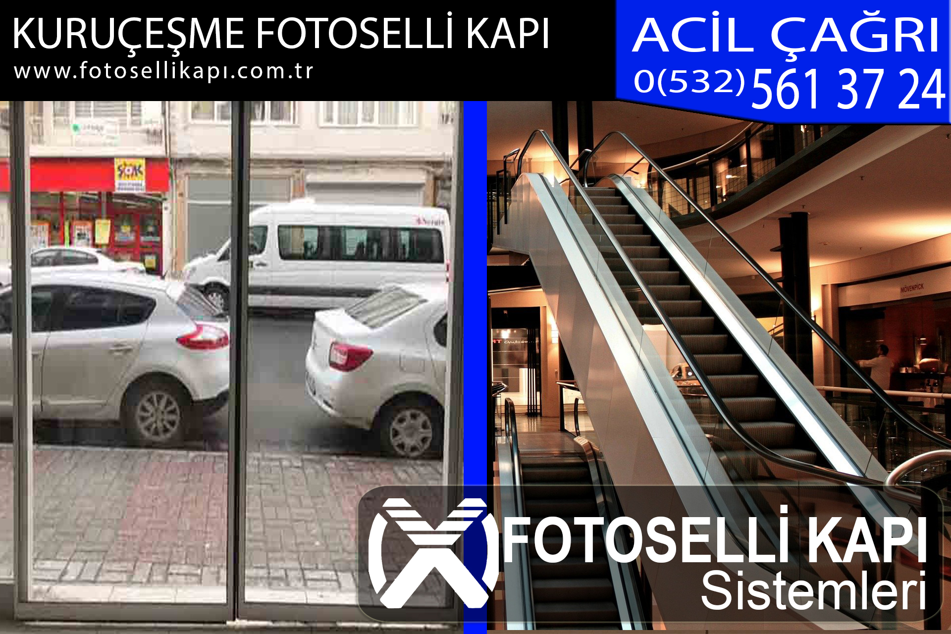 kuruçeşme fotoselli kapı