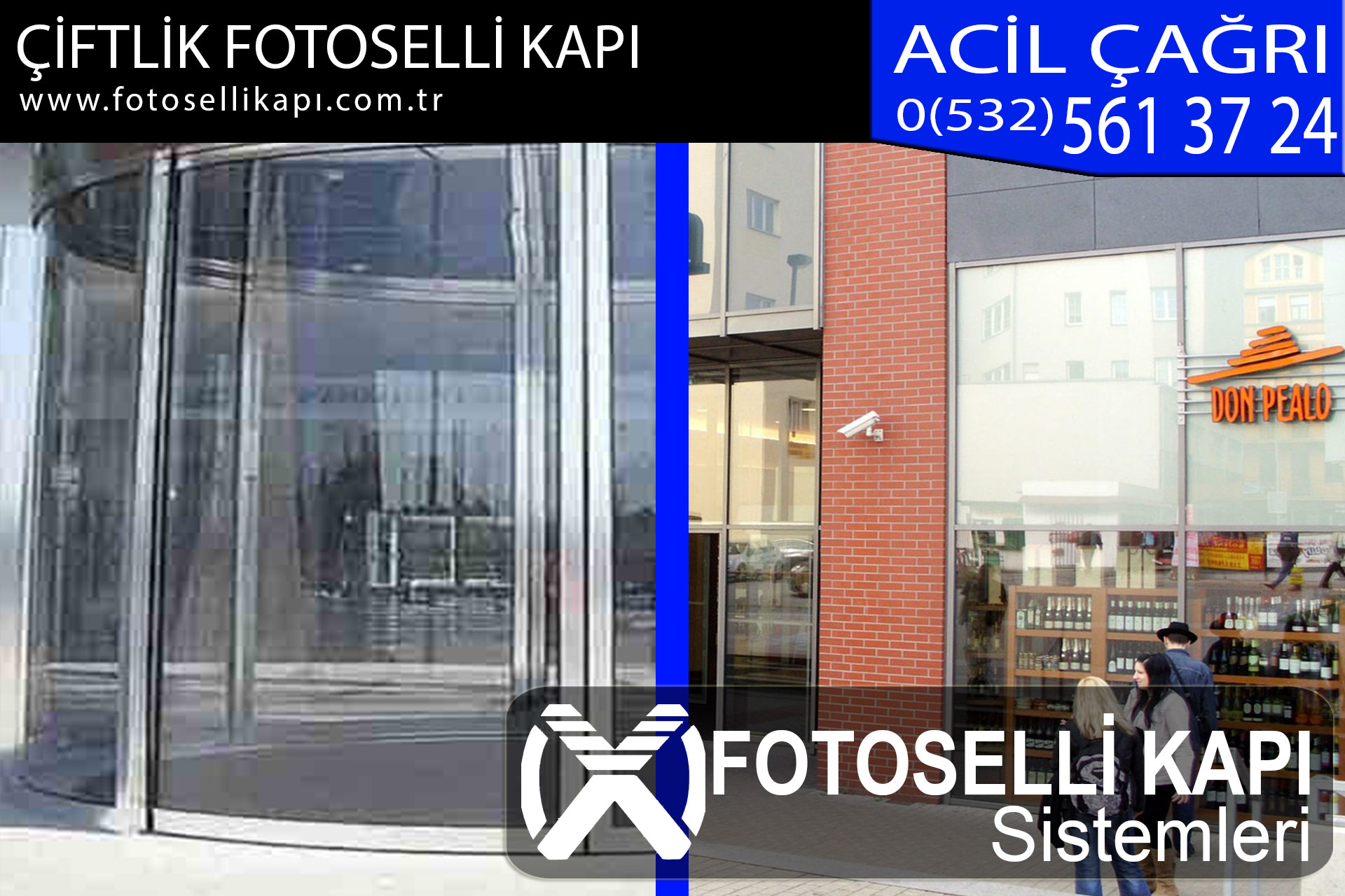 çiftlik fotoselli kapı