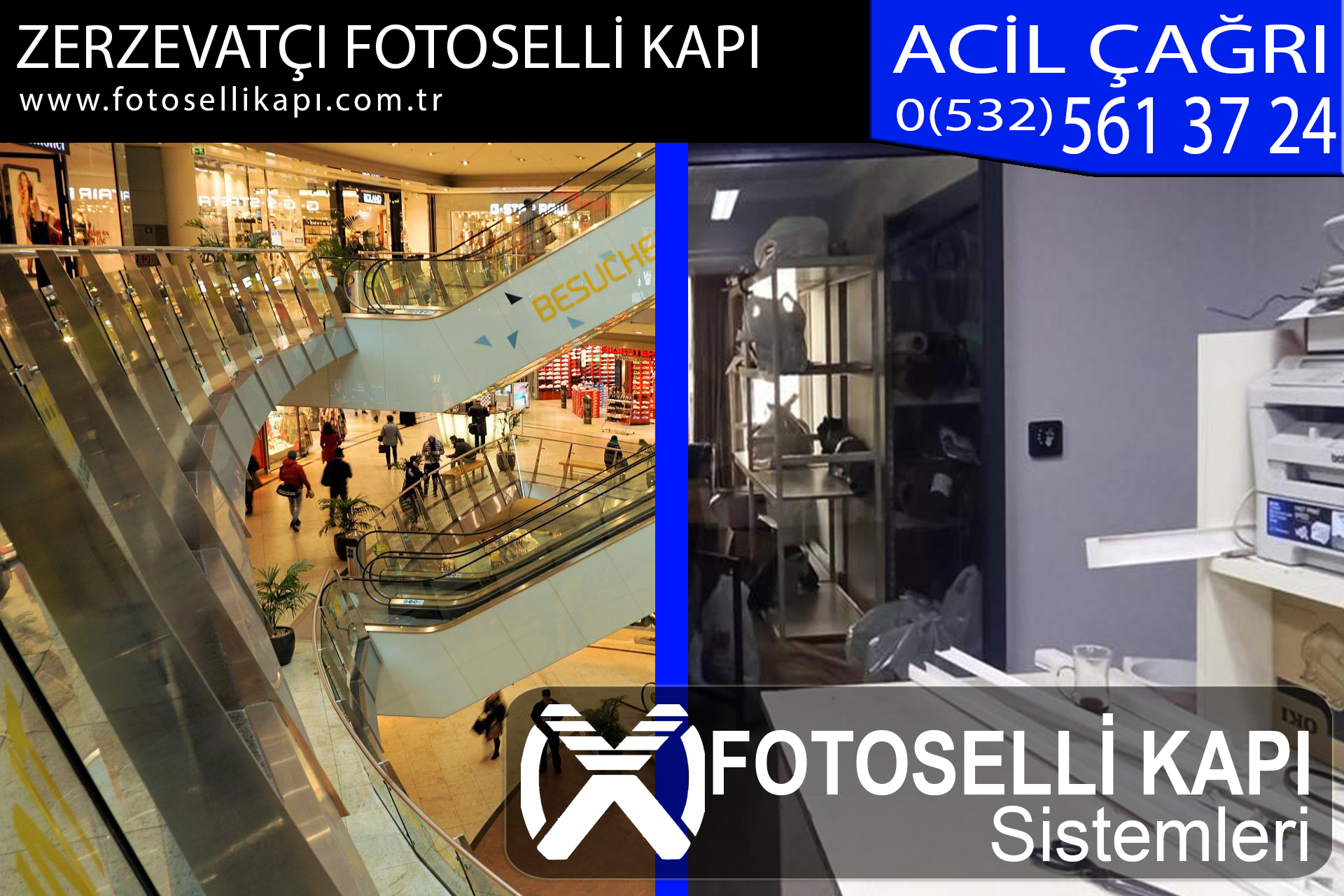 zerzevatçı fotoselli kapı