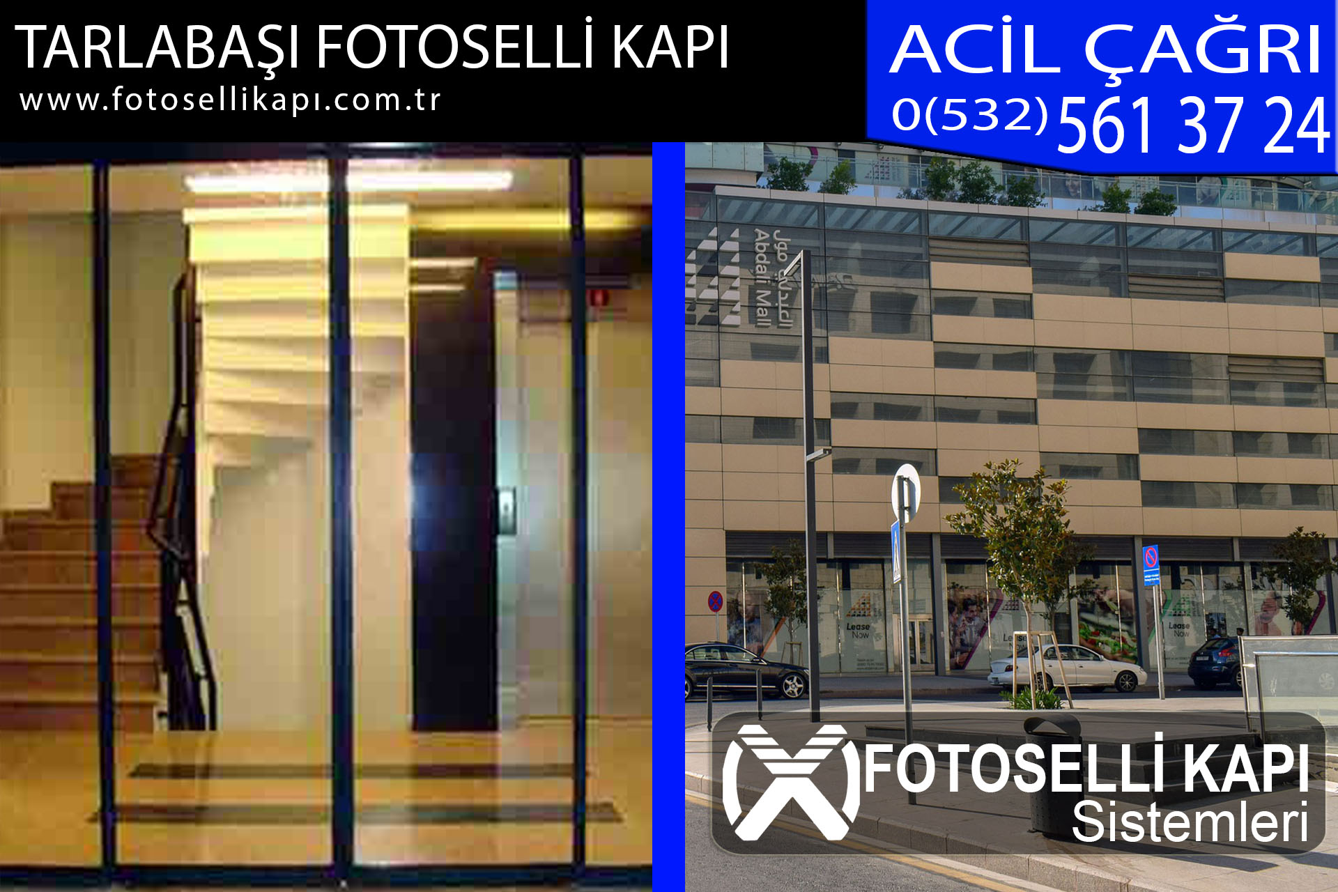 tarlabaşı fotoselli kapı