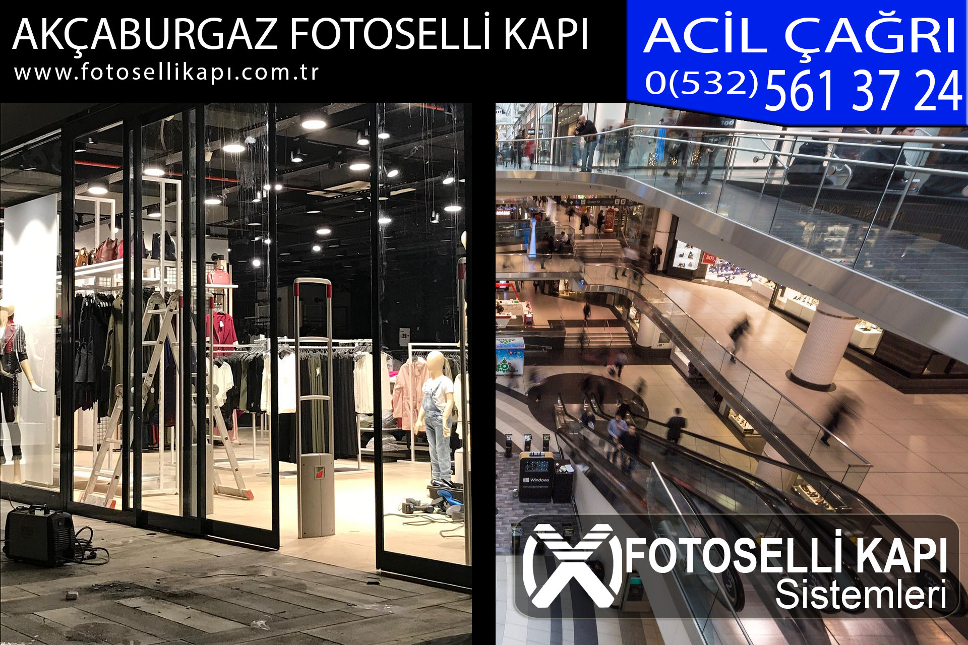 akçaburgaz fotoselli kapı