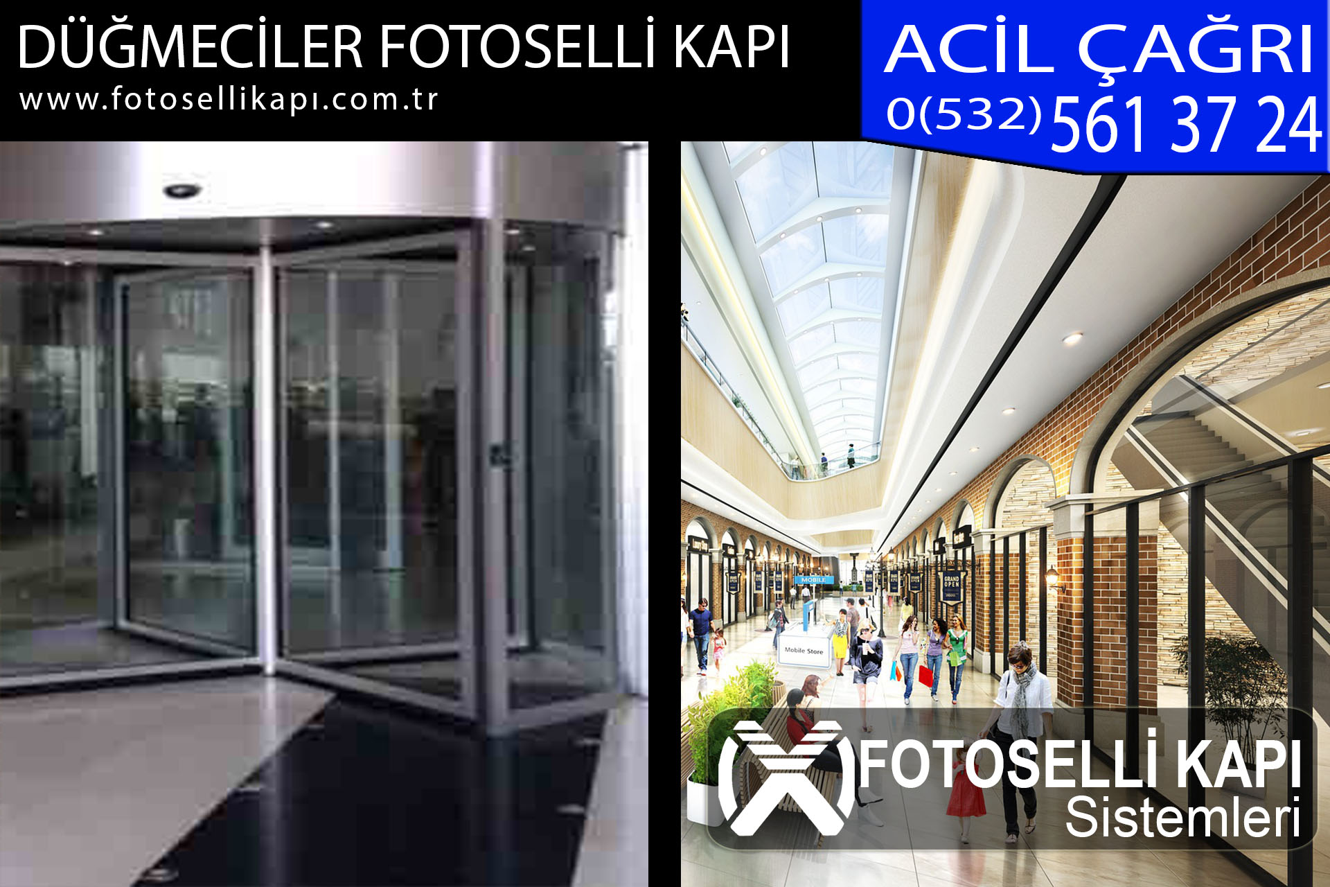 düğmeciler fotoselli kapı