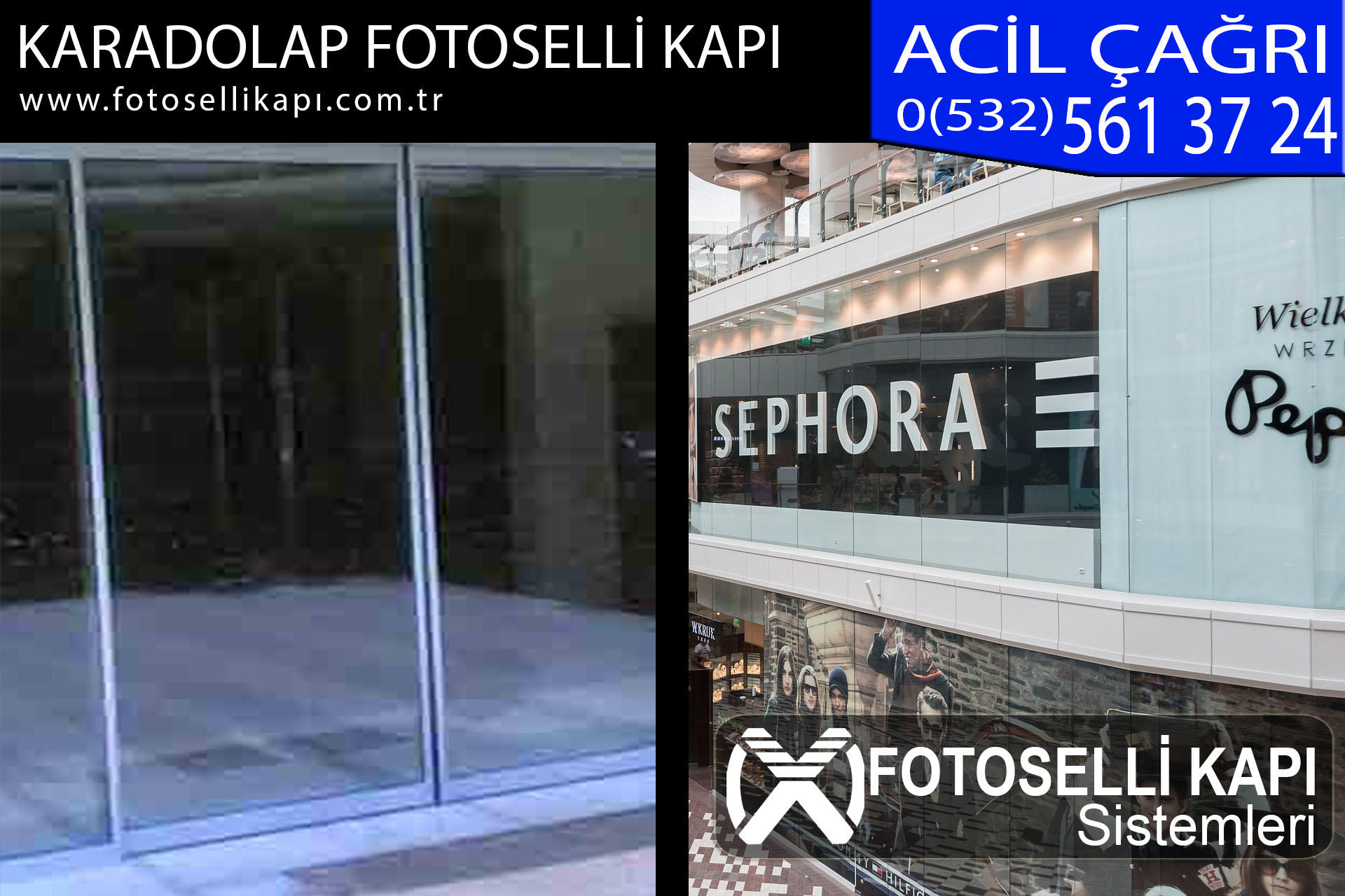 karadolap fotoselli kapı