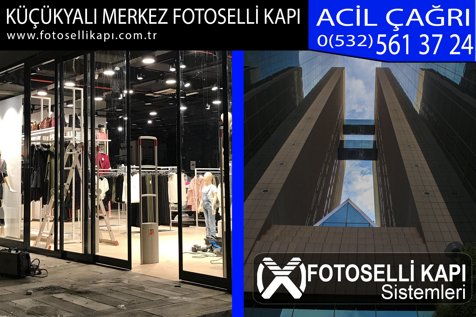 küçükyalı merkez fotoselli kapı