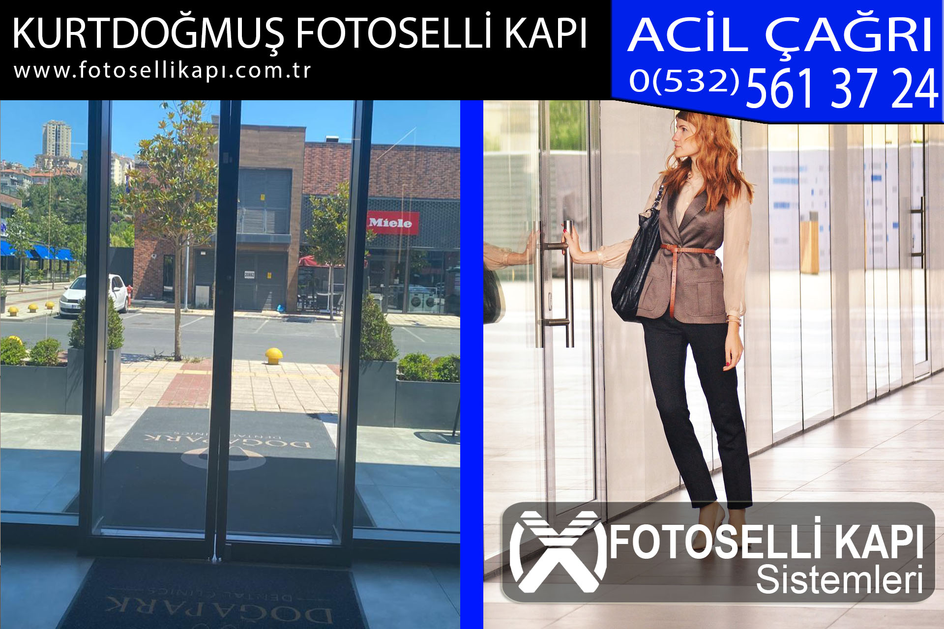 kurtdoğmuş fotoselli kapı