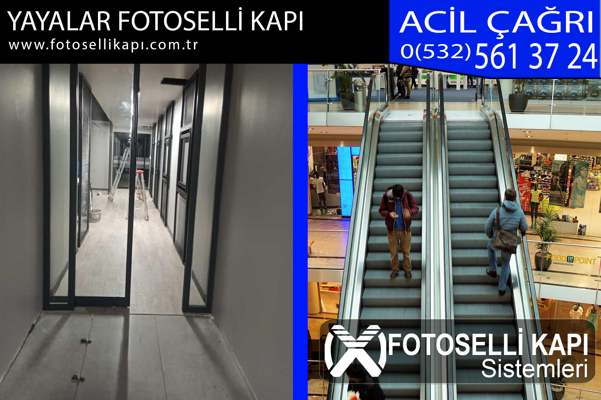 yayalar fotoselli kapı